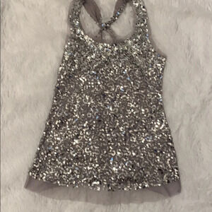Lipstick Sequin Top size Medium